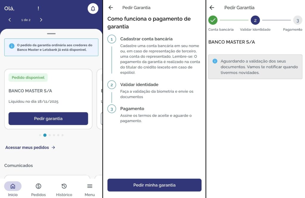 FGC inicia ressarcimentos do Banco Master: passo a passo para recuperar seu dinheiro
